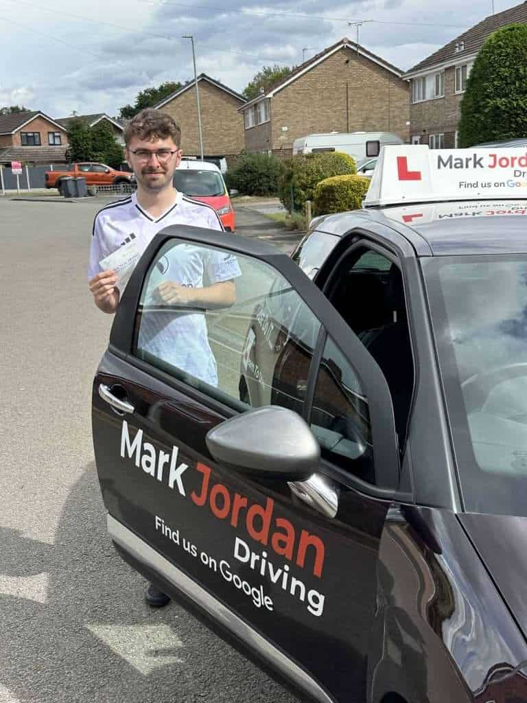 Driving-instructors-in-Burton-on-Trent-will-passing-his-driving-test-with-Mark-Jordan-Driving-School