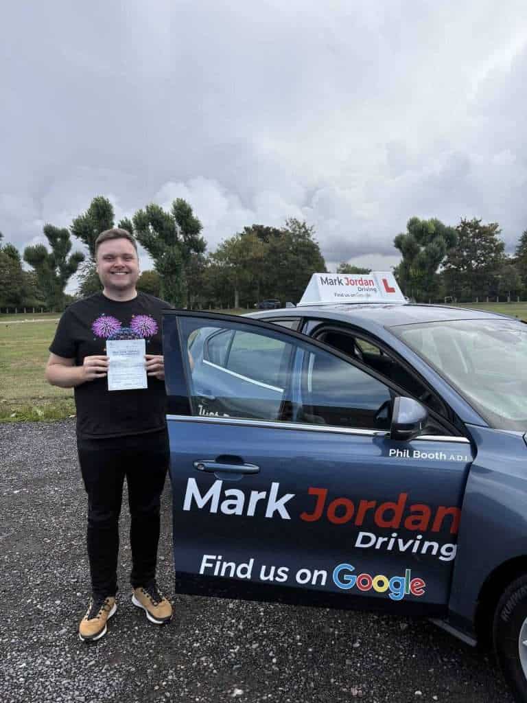 Driving lessons in Swadlincote Phil passes driving test with Mark Jordan Driving School