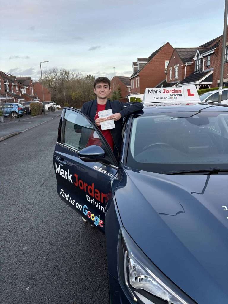 Jack from Swadlincote passing his driving test with Mark Jordan driving